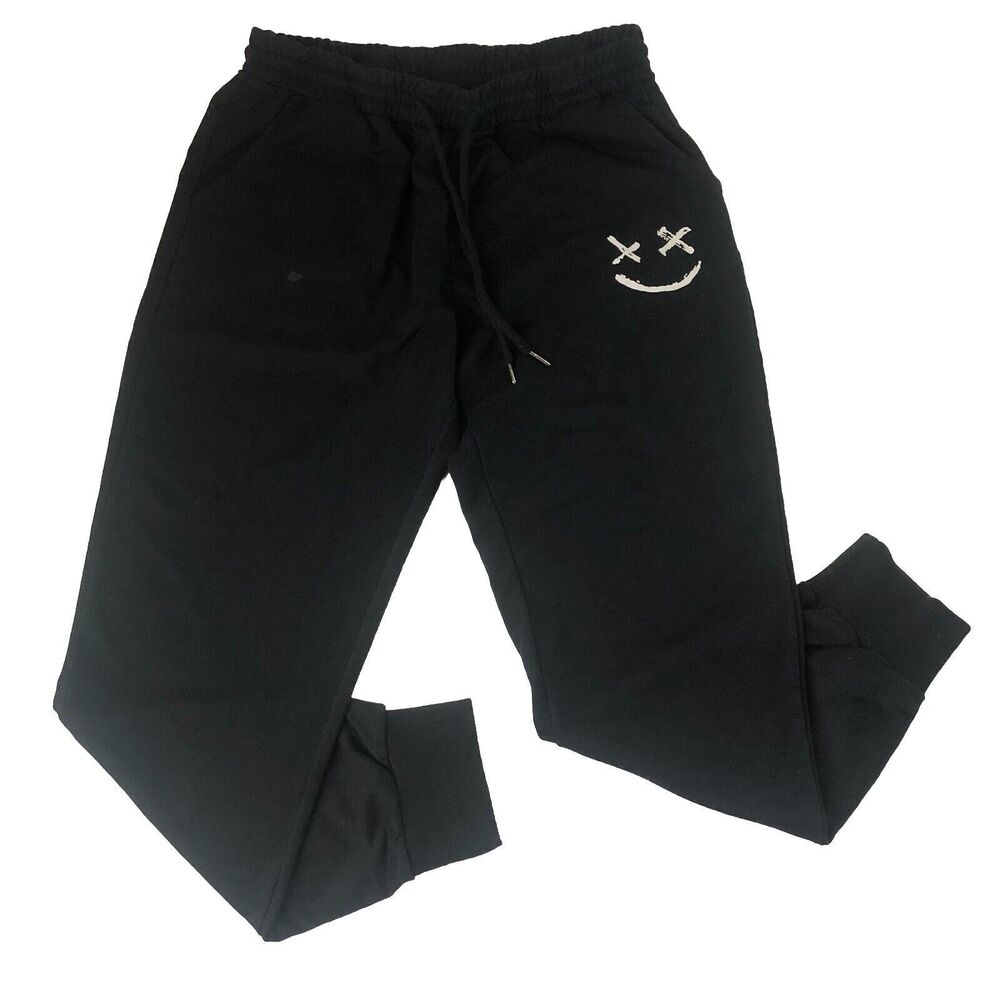 Unbranded Black Joggers With Pockets Size Small